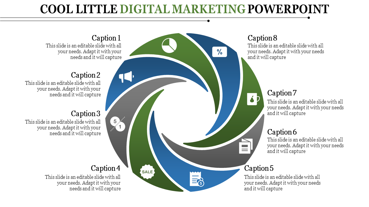 Creative Digital Marketing PowerPoint-Loop Process
